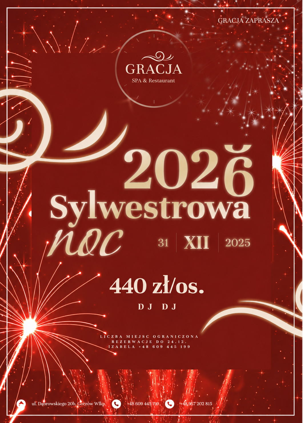sylwester 2025 2026  gracja gorzow wielkopolski 1
